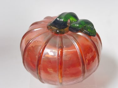 Vintage Art Glass Pumpkin