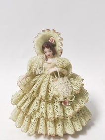 Heirlooms of Tomorrow Porcelain Lace Dress Lady