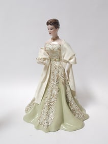 Vintage Porcelain Bone China Lady Figurine