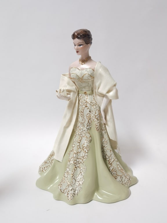 Vintage Porcelain Bone China Lady Figurine (1 of 5)