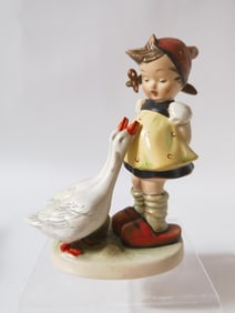 Goebel Hummel Porcelain "Goose Girl" Figurine