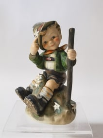 1955 Goebel Hummel Porcelain "Mountaineer" Figurin