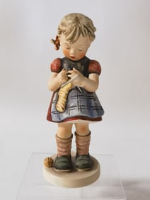 1963 Goebel Hummel Porcelain "A Stitch in Time" Fi