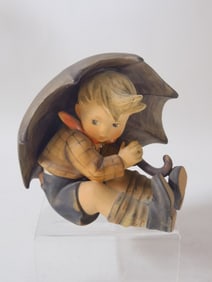 Goebel Hummel Porcelain "Umbrella Boy" Figurine