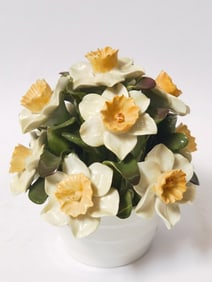 Vintage Aynsley Hand Made Porcelain Flower Pot