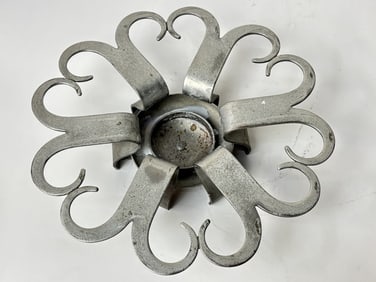 Vintage Sweden Mid-Century Metal Candle Holder