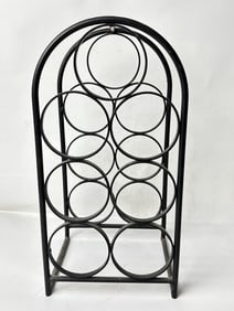 Vintage Metal Wine Rack