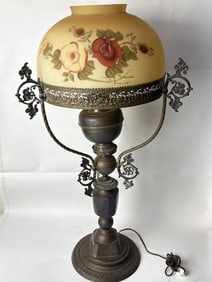 Antique Victorian Parlor Lamp
