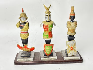 Group of Vintage Medieval Armor Sculptures