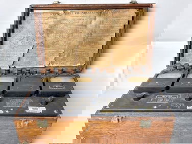 Vintage Weston Industrial Analyzer Model 639