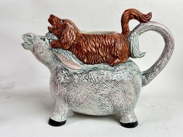 Limited Ed.1993 Fitz & Floyd Porcelain Teapot