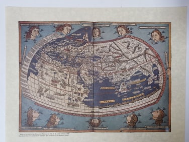 Print of the World by Claudius Ptolemy