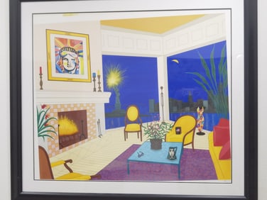 "Liberty Interior" Hand Signed Lithograph by Fanch