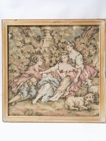 Vintage French Story Tapestry