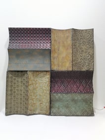 Large Textured Metal Wall Art