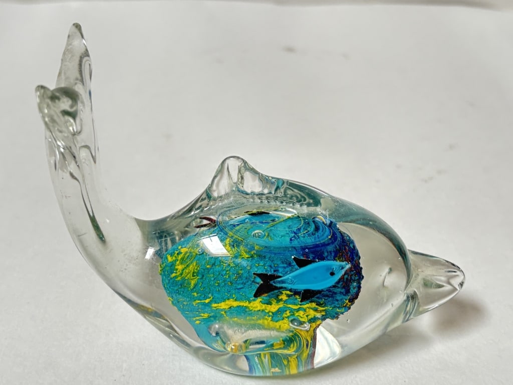 Vintage Murano Italy Aquarium Art Glass Fish (1 of 4)