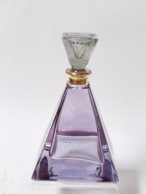 Vintage Italian Illusions Lead Crystal Perfume Bot