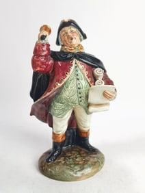 Vintage Royal Doulton Porcelain "Town Crier" Figur