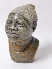 Vintage Soapstone Carved African Sculpture