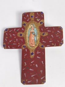 1997 Jenny Painted Metal Cross