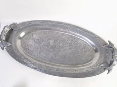 Large 1979 Court Designs Metal Tray