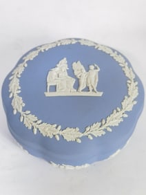 Vintage Wedgwood Jasperware Blue Box