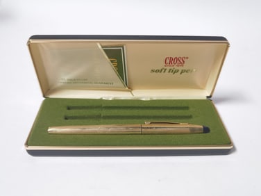 Cross 12KT Gold Filled Soft Tip Pen with Box