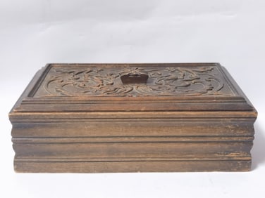 Vintage Wooden Storage Box