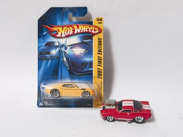 2000 Funline Ford and Hotwheel 1969 Ford Mustang C