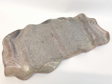 Vintage Freeform Pottery Platter