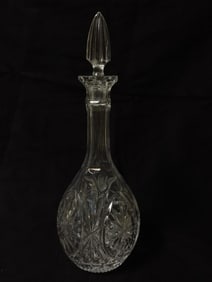Vintage Crystal Whiskey Decanter