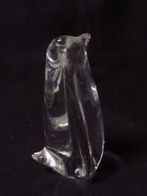 Vintage Sweden Crystal Penguin