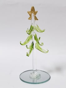 Art Glass Christmas Tree Decor