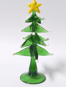 Art Glass Christmas Tree Decor