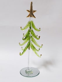 Art Glass Christmas Tree Decor