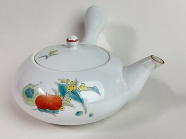 Japanese Porcelain Famille Rose Teapot