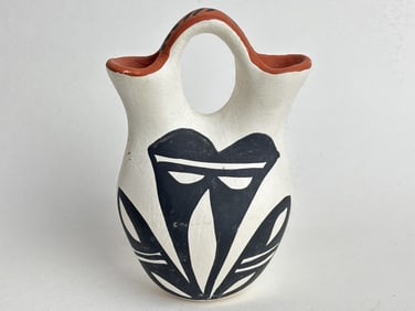 Vintage Signed Feliz NM Mexican Pottery Vase