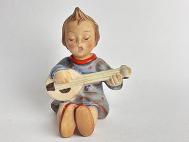 Vintage US Zone Germany Porcelain Musician Figurin