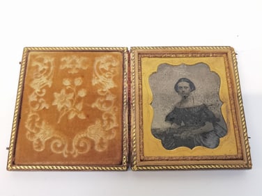 Antique Folding Photo Frame