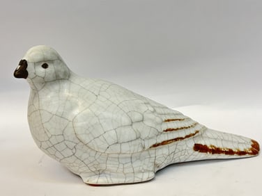 Vintage Italian Porcelain Dove Figurine
