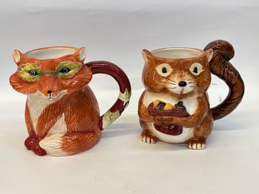 (2) Pier1 Import Dolomite Mugs