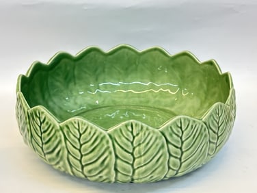 WorldMarket Portugal Porcelain Leaf Bowl