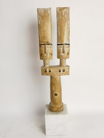 Large Vinage African Ashanti Fertility Doll Sculpt