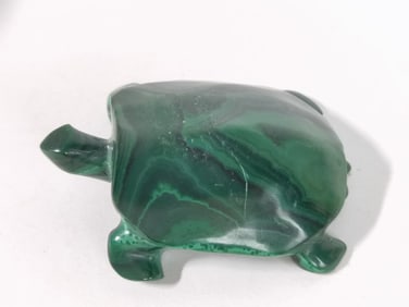 Vintage Malachite Carved Turtle