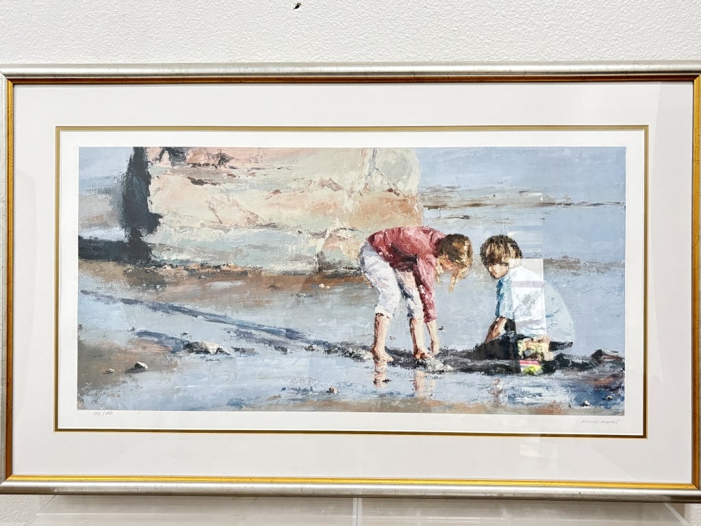 Limited Ed. Elaine Hughes Lithograph of Painting: Limited Ed. Elaine Hughes Lithograph of Painting, 25.5in by 42.5in