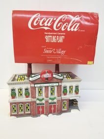 Vintage Coca Cola Handpainted Ceramic "Bottling Pl