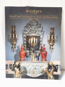 1991 Sotheby's French and Continental Furniture an
