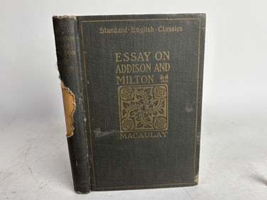 1898 Essay on Addison and Milton