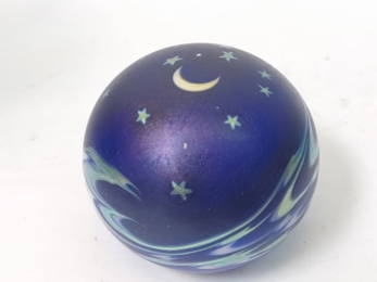 Limited Ed. 1992 Lundberg Studios Iridescent Moon