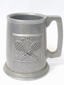 Vintage Carson Freeport Pewter Tankard Mug